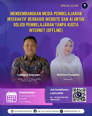 Mengembangkan Media Pembelajaran Interaktif Berbasis Website dan AI untuk Solusi Pembelajaran Tanpa Kuota Internet (Offline)